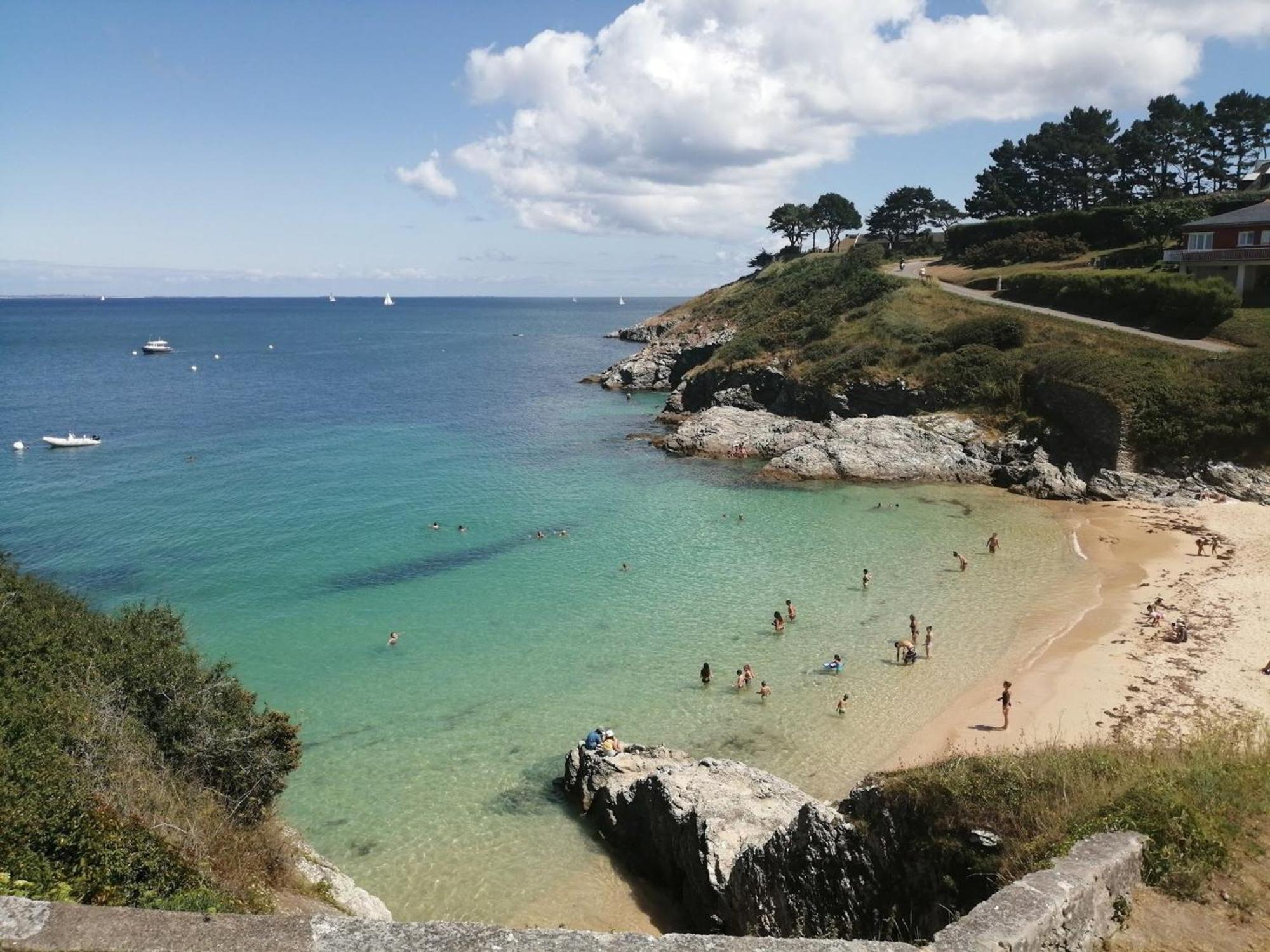 Studio Renove Avec Parking, Wifi, Proche Plage Et Centre - Fr-1-418-93 Le Palais Exterior foto